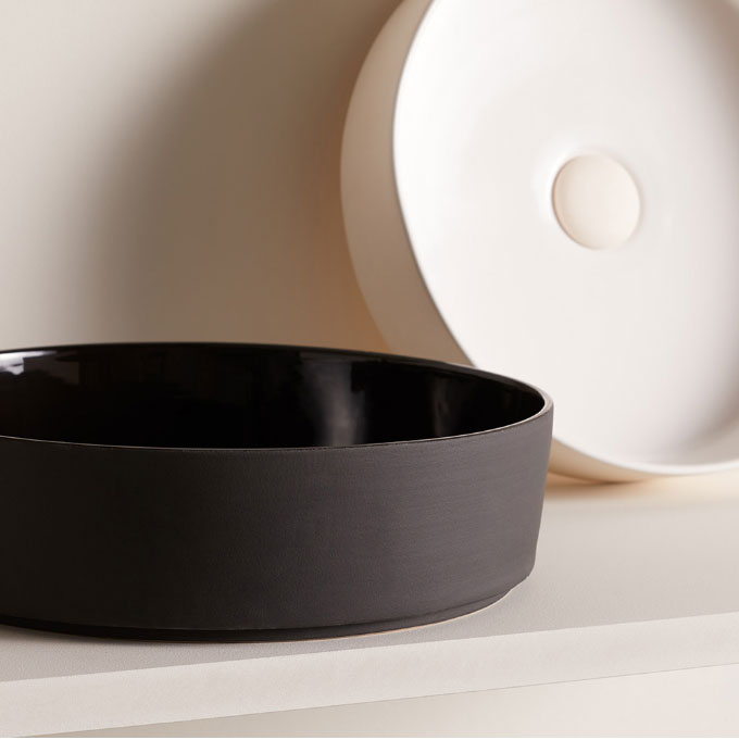 Lavabo in ceramica Candy Black