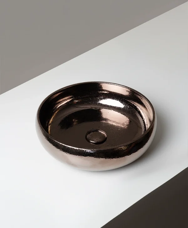 Ciocco Metal Crackled brown gold
