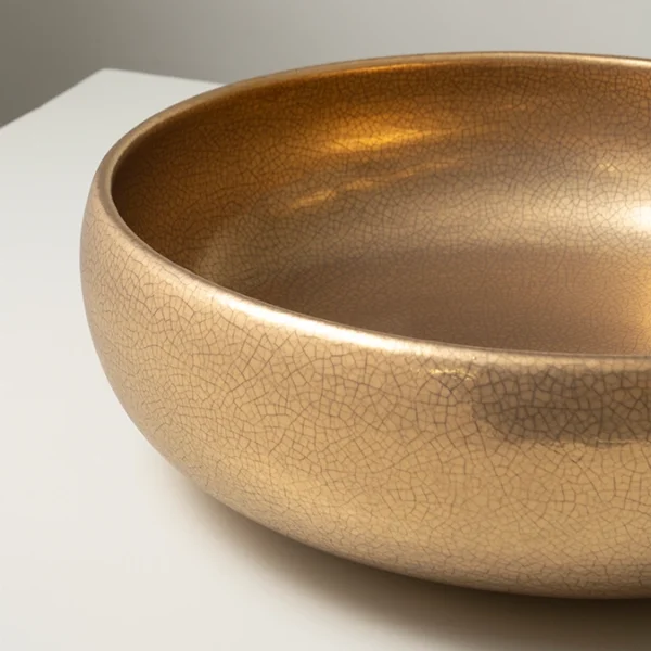 Ciocco Metal Crackled matte gold