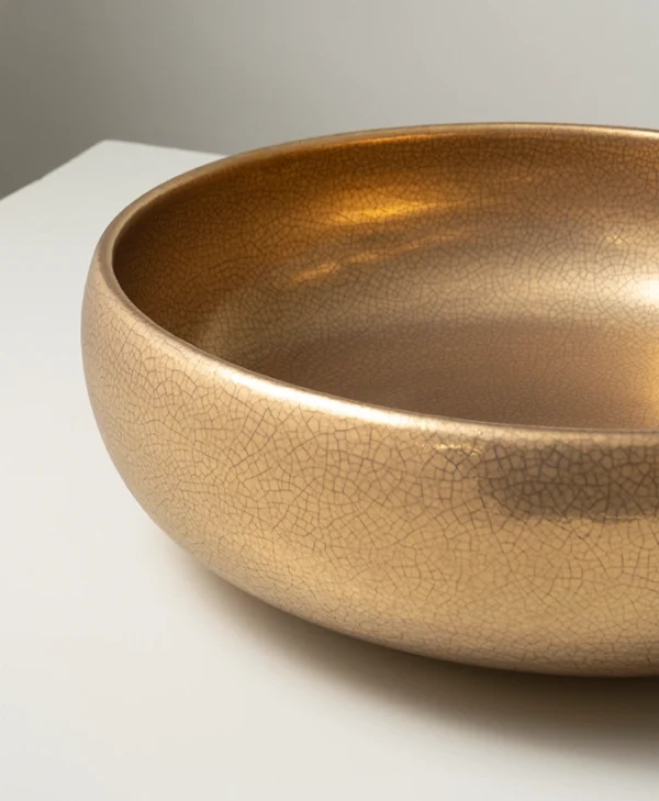 Ciocco Metal Crackled matte gold
