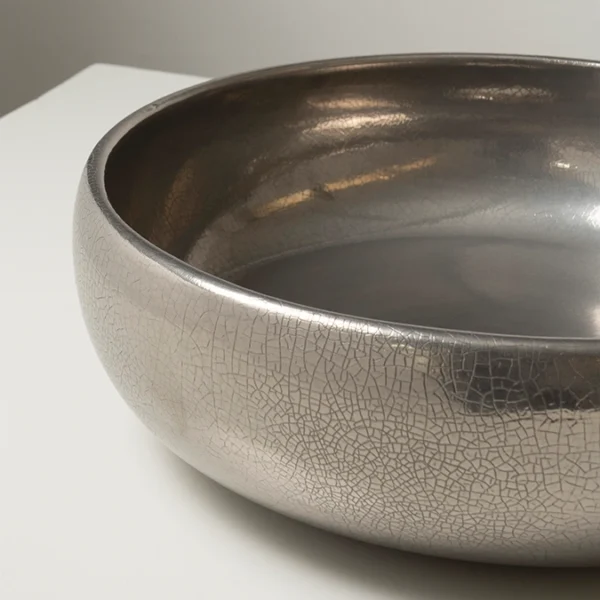 Ciocco Metal Crackled matte platinum