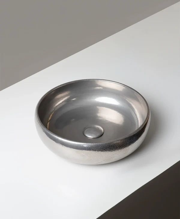 Ciocco Metal Crackled matte platinum