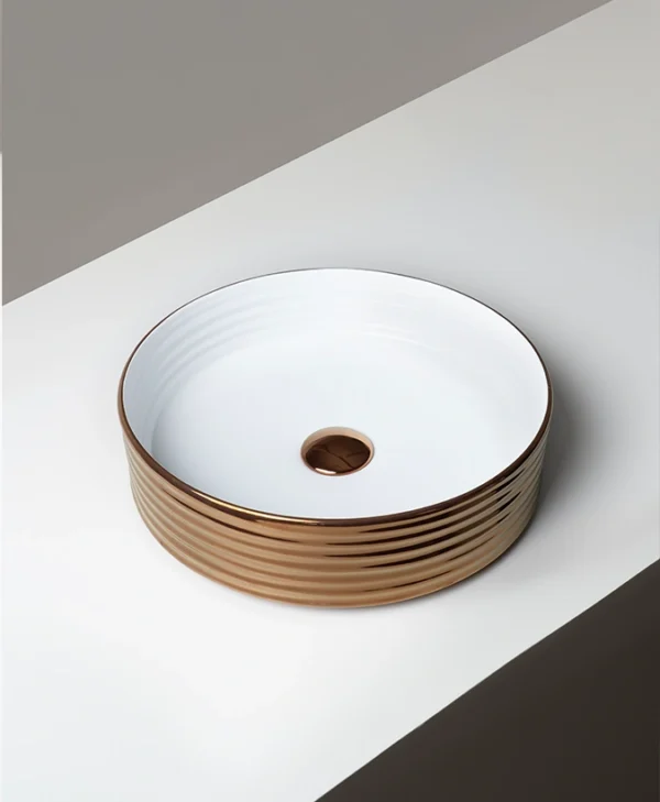 Ring Double Glossy bronze