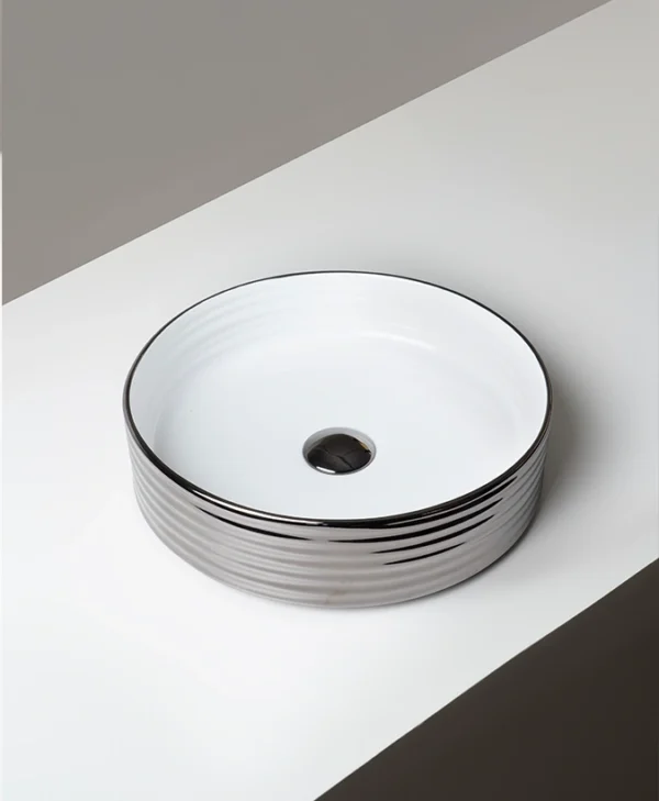 Terzofoco Ring Double Glossy gun metal black