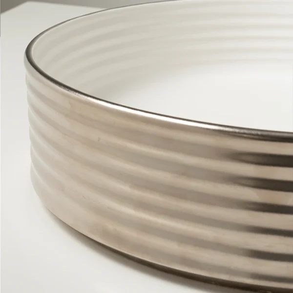Ring Double Matt silver