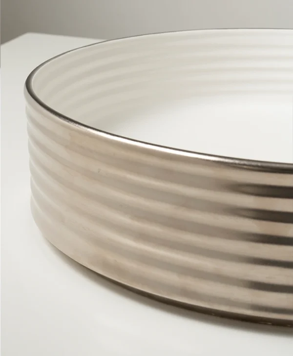 Ring Double Matt silver