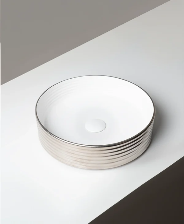 Terzofoco Ring Double Matt silver